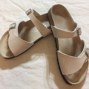 Birkis Sandals by Birkenstock Straps slip ons
